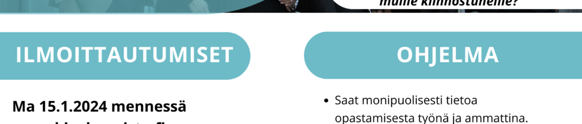 Meri-Lapin matkailuoppaan koulutus kuva